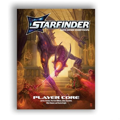 Starfinder Player Core Hardcover Second Edition - Complete Rulebook, 10 Ancestries, 6 Classes - Tabletop RPG