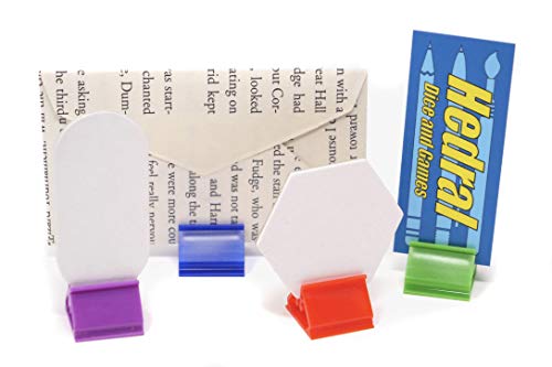 Value Pack of 120 Multicolor Game Card Stands 3/4" x 3/4" (6 Sets of 20) Blue, Yellow, Red, Green, Orange, Purple Board Game Pieces Games