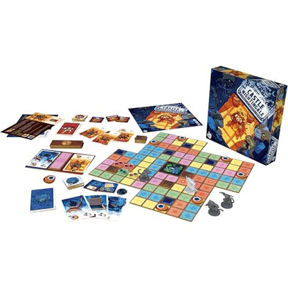 Castle Nightingale Board Game | Stealth Ninja vs. Samurai Strategy Game with Modular Boards, Competitive Asymmetric Gameplay, Ages 10+, 2 Players, 30 Minutes