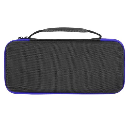 Estink Handheld Game Console Carrying Case EVA Nylon Shockproof Storage Bag 31 X 14 X 6cm for Ally 7 Inch 120Hz Gaming Handheld Travel Camping Daily Use (Blue) - color: Blue