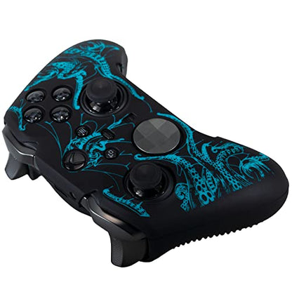 YoRHa Silicone Skin for Xbox Elite Series 2 Controller x 1(Cthulhu Green) with Exclusive Thumb Grips x 4