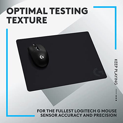 Logitech G440 Hard Gaming Mouse Pad (340x280x5) - Black | Optimized for gaming sensors, moderate surface, non-slip mat - size: M, style: Hard