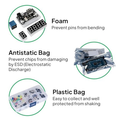 ELEGOO Mega R3 Project The Most Complete Ultimate Starter Kit with Tutorial Compatible with Arduino IDE