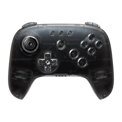 8Bitdo 64 Bluetooth Controller for Analogue 3D, Smoke | Switch/Switch 2, Windows and Android Support, Wired USB, D-Input/S-Input Modes, Hall Effect Joystick, Vibration - color: Smoke