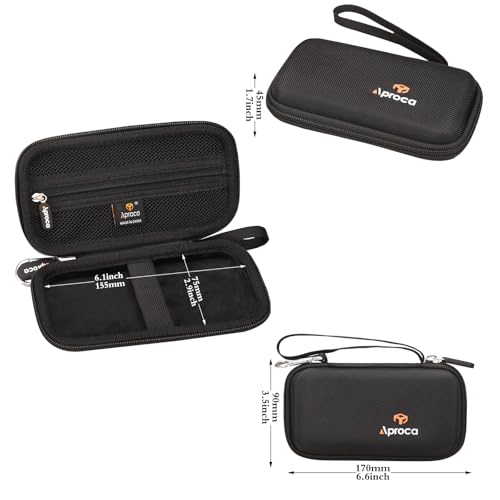 Aproca Portable Hard Storage Case, for RG35XX H Retro Game Emulator Handheld Gaming Player Compatible with rg28xx Retro Game Handheld