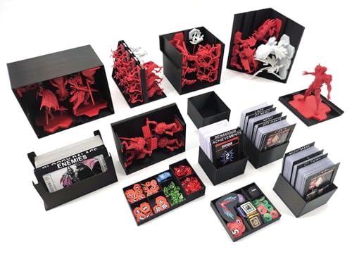Board Game Insert for Devil May Cry: The Bloody Palace (Sup. All Content) - color: Bright Brown, size: Supports all content