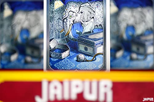 Jaipur Board Game - 2-Player Trading Card Strategy for Adults & Families, Fast-Paced Merchant Duel, Adult Board Games, Fun for Adults, 2 Players, Ages 10+, 30 Minute Playtime | For quick duels, trade goods for top rupees, Fast-paced timing in a 2-player f