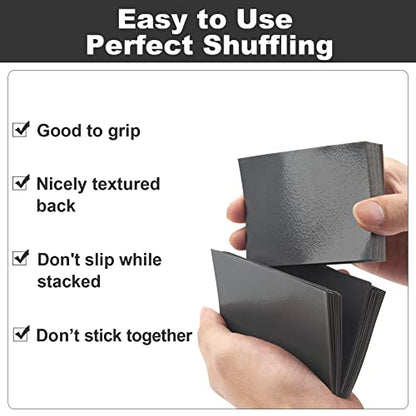 Grey Card Sleeves 200 Pack Compatible with MTG Card Sleeves,Sturdy Sleeves | Matte Back Finish, Perfect Shuffling - Protect All Your Trading Cards Collectible Cards, Never Tear - color: Dark Grey, size: 200 pack Card Sleeves