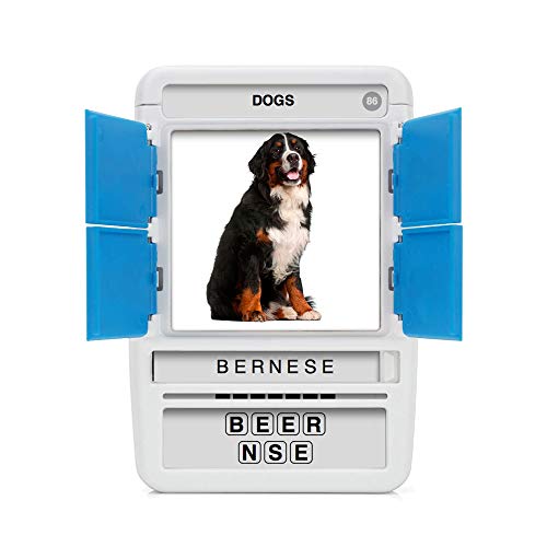 100 PICS Dogs Travel Game | Learn 100 Dog Breeds Flash Cards with Slide Reveal Case | Card Game, Gift, Stocking Stuffer | for Kids and Adults | Ages 6+ - style: Dogs