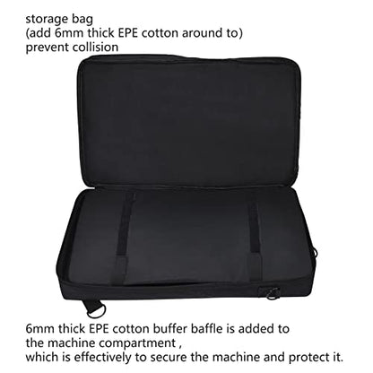 Padded DJ Controller Case for Pioneer DDJ-FLX4, DDJ SB3 400, Protector Bag Backpack Compatible with Hercules Inpulse 300, For Roland dj-202 / for Traktor Kontrol S2 Mk3 DJ Controllers Storage