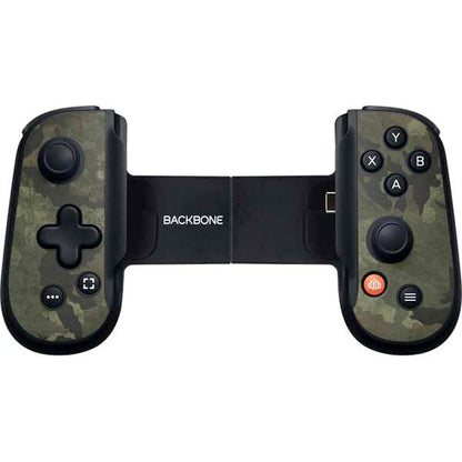 Skinit Decal Gaming Skin Compatible with Backbone One for iPhone Game Controller - Hunting Camo Design - color: Green - CAMOXX05
