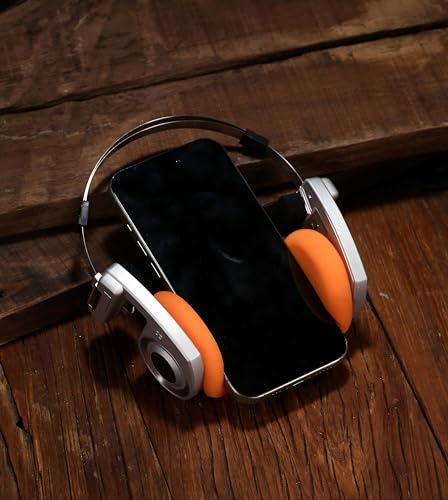 okcsc Classic Retro Headphones, Retro Style, BT Wireless On-Ear Headsets, Ultra Lightweight Retro Headsts/40mm Class Composite Film/80s 90s Design/BT 5.3 & Wired Two Connection Modes, BT/Silver - color: Silver, size: Bluetooth