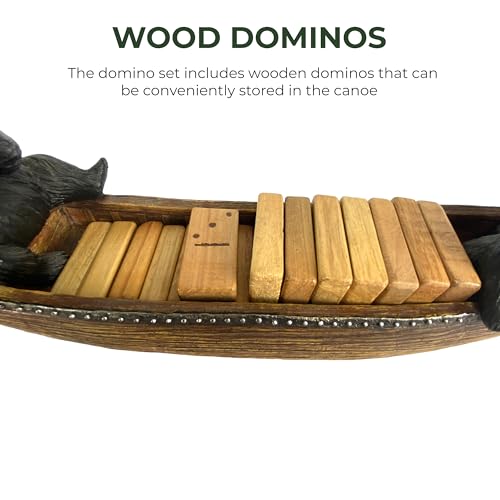 Rivers Edge Products Canoe Dominos Set, 10", 2-10 Players