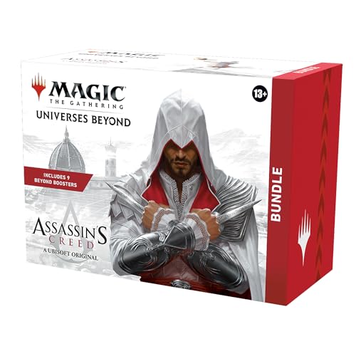 Magic: The Gathering - Assassin’s Creed Bundle | 9 Beyond Boosters + Accessories | Collectible Trading Card Game for Ages 13+ - style: classic