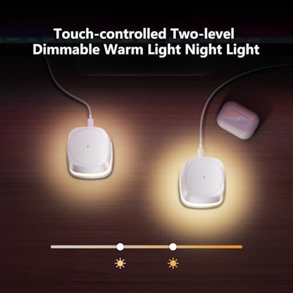 【2026 Upgraded】4 in 1 Wireless Charger, 3 in 1 Wireless Charging Station with Night Light for MagSafe Charger, 15W Magnetic Travel Stand for iPhone17/Air/Pro/Max/16/15/14/13/12, Apple iWatch, Airpods - color: white