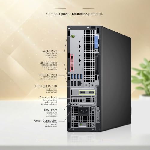 BTO RGB SFF Desktop Computer — Intel Core i5-8500 — 16GB DDR4 RAM — 128GB SSD — 500GB HDD — GeForce GT 1030 — 24" Monitor — RGB Keyboard & Mouse — Wi-Fi — Gaming PC — Windows 11 Pro (Renewed)