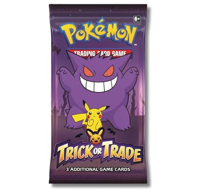 Pokemon 2023 Trick or Trade Gengar & Pikachu | 6 Mini Booster Packs