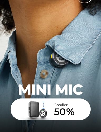 Hollyland Lark M2 Wireless Microphone for iPhone15/16/17&Android, USB C Mini Lapel Microphone Wireless, 1000ft Range, Hi-Fi Audio, Noise Cancellation, 30H Battery for Video Recording, Streaming | 2-Person USB-C Wireless Lavalier with USB-C Receiver, 1000