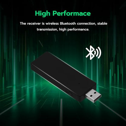 Mcbazel Wireless Adapter for Xbox Controller, Wireless Gaming Adapter for Xbox One, One X/S, Elite 2, Series X/S, Xbox Controller, Compatible with PC, Windows 11/10/8/8.1/7 (USB 2.0/3.0)