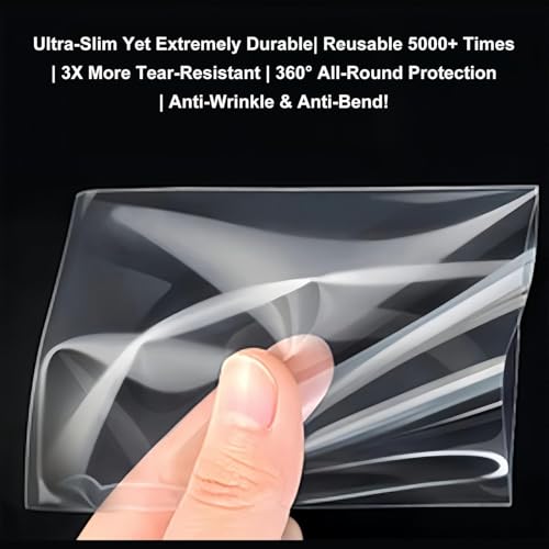500 Counts Card Sleeves for Trading Cards,Soft Penny Card Sleeves,Clear Plastic Standard Size Card Protectors for MTG, TCG,Sports Collectibles (Basketball, Baseball, Football)(500)