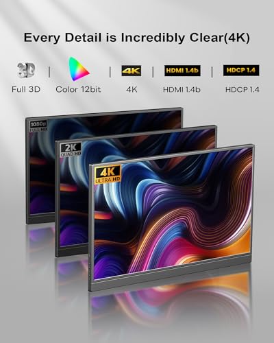 4K HDMI Splitter 1 in 2 Out Copy Same Content to 2 Screens (Mirror Only) | HDMI Splitter 1x2 Not Extend Display, Audio & Video Synchronization, Works with Laptop,TV,Monitor(Hdmi Cable Not Included)