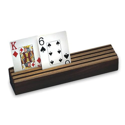 S&S Worldwide Wooden Card Holder, Solid Wood, 9 inch | Each holder measures 9 inch x 1-7/8 inch x 1-1/2 inch, Each holder contains four card holding slots for easy viewing