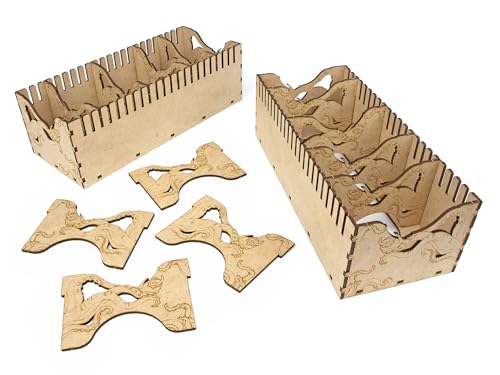 TowerRex Board Game Organizer for Arkham Horror LCG Revised, Arkham Horror LCG Revised Insert, Upgrade Accessories