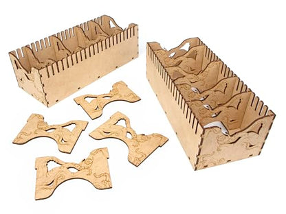 TowerRex Board Game Organizer for Arkham Horror LCG Revised, Arkham Horror LCG Revised Insert, Upgrade Accessories