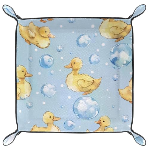 Cute Duck Dice Tray Dice Rolling Tray Folding Dice Holder for Dice Games, Like RPG, DND and Other Table Games - color: Multi 2