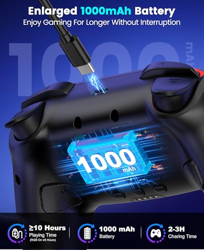Switch 2 Controller for Nintendo Switch 2/Switch/OLED/Lite, Wireless Switch Controller with Charging Dock, RGB Switch Pro Controller with Hall Effect, Macro, Turbo and Vibration, Pumpkin Glow - color: Pumpkin Glow