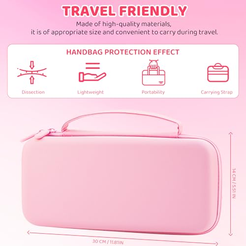FUNDIARY SWITCH 2 Carrying Cases (Pink) - color: Pink