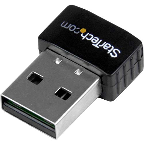 StarTech.com USB 2.0 300 Mbps Mini Wireless-N Network Adapter (USB300WN2X2C) | 802.11n 2T2R WiFi Adapter, USB Wireless Adapter, N300 Wireless NIC (USB300WN2x 2C) - size: 300 Mbps N, style: USB 2.0
