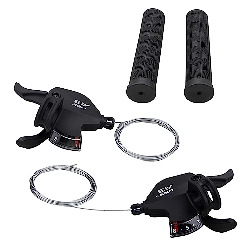 WEEROCK Bike Shifter Lever 24 Speeds 3x8 Thumb Gear Shift Lever for Mountain Bicycle - color: 3X8 Speed
