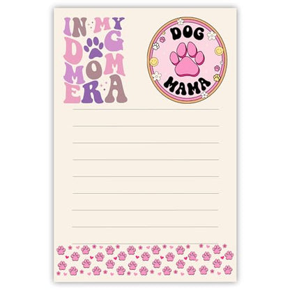 DAILY RITMO® Dog Mom Era Stick to Do List Notepad | Dog Lover Mama Stationery Gifts for Women | Rescue Moms Gift for Mothers Day Birthday Christmas 4"x6" 50 Pages - size: Dog Mama