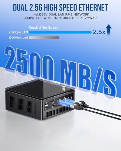 GMKtec Gaming Mini PC K8 Plus AMD Ryzen 7 8845HS(8C/16T, up to 5.1GHz) 32GB DDR5 RAM 1TB SSD, Desktop Computer Dual NIC 2.5G, HDMI 2.1, USB4 - size: R7 8845HS 32GB DDR5 + 1TB