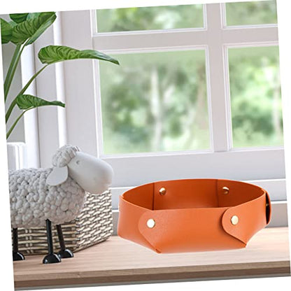 Large Capacity Dice Storage Tray Folding Tabletop Box for Household Dice - color: Brown