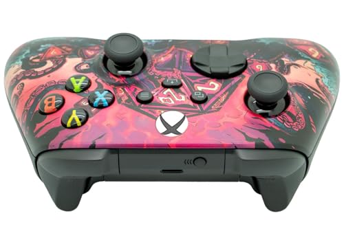 Wireless Custom Controller Compatible with PC, Windows 10+, Series X/S & One (Series X/S Colorful Squid) - color: Series X/S Colorful Squid
