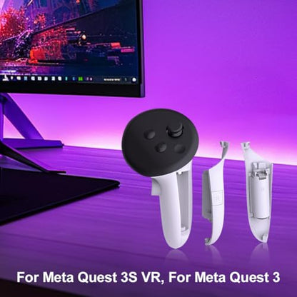 VR Controller Battery Pack Rechargeable Battery Cover for Meta Quest 3S/Quest 3