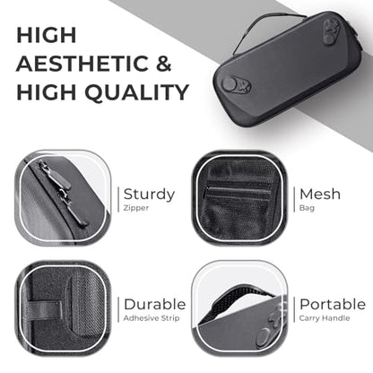 JYGamhanbil Hard Shell Carrying Case for ASUS ROG Xbox Ally / Xbox Ally X | Compatible with ROG Xbox Ally X (2025 7"), Portable Travel Storage Bag, For Gaming Handheld Console & Accessories