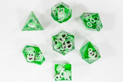1985 Games Sharp Edge Polyhedral Dice Set – Mystery RPG Dice for Dungeons & Dragons & Tabletop RPGs | Pack of 6 - color: Resin Mystery Dice, size: Pack of 6