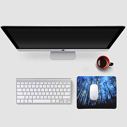 Non-Slip Rubber Base Mousepad for Laptop Computer PC Personality Desings Gaming Mouse Pad Mat 9.45 X 7.87 inch - color: Starry sky