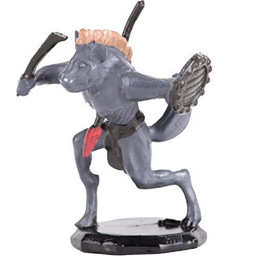 Halloween Fantasy Gnoll Mini Figures – 8 Painted Unique Designs – 1" Hex-Sized, Compatible with DND, Pathfinder & Tabletop RPGs – Realistic Sculpts for Spooky Campaigns, Game Nights