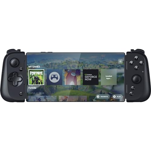 Razer Kishi V2 Pro Mobile Gaming Controller for Android: HyperSense Haptics - Universal Fit - Stream PC & Console Games - Play Touchscreen Only Games - Compatible w/Samsung Galaxy & Google Pixel - color: Black, style: Kishi V2 Pro