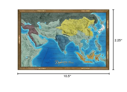 Renegade Game Studios Diplomacy: Era of Empire Strategy Board Game | Negotiation Game for 2-7 Players set in Ottoman Empire; Includes 147 Country Tokens and Premium Wooden Fleet Pieces