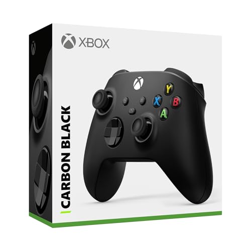 XBOX Wireless Gaming Controller | Carbon Black | Consoles, PCs, TVs, mobile, and more | Textured Grip | Wireless, Bluetooth, USB-C Connectivity - style: Carbon Black