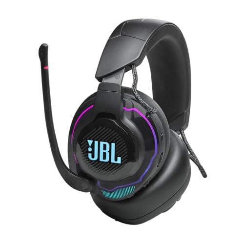 JBL Quantum 910 Wireless - Performance Gaming Headset - Black | Get the professional edge with head-tracking enhanced JBL QuantumSPHERE 360 on your PC, Low latency wireless system - style: JBL Quantum 910 Wireless