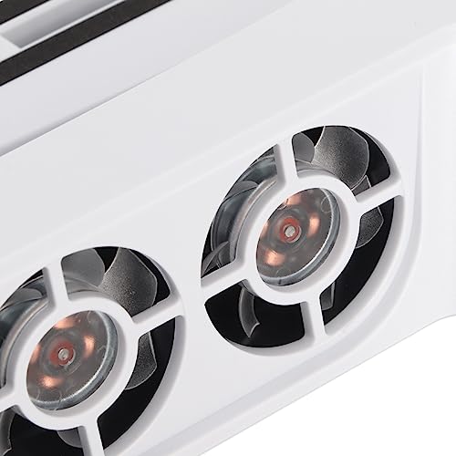 Cooling Stand with Dual Cooling Fans for PS5 Console, 3 Fan Speed Dual Controller Charger Console Stand with 11 Game Slot for PS5 Digital Disc Edition
