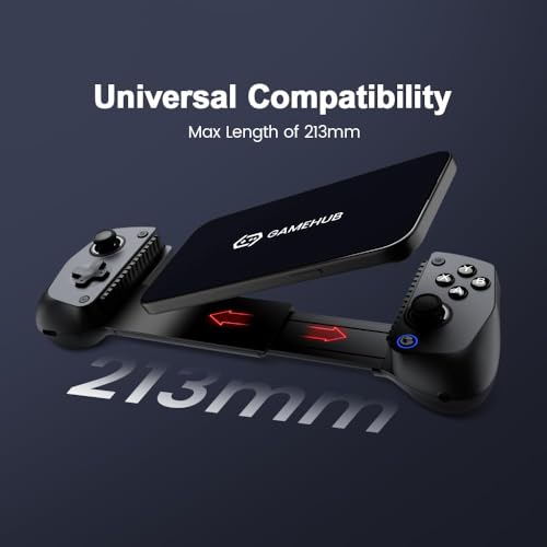 GameSir X5s Bluetooth Mobile Gaming Controller for Android/iPhone/iPad mini, Hall Effect Joystick, Lightweight Ergonomic Phone Controller- Play Genshin Impact & Zenless Zone Zero (Renewed)