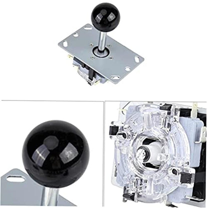 allesoky Build Your Own Arcade Gaming System with 1 Player DIY Kit - Joystick and Button Kit for MAME PC Cabinet Build - Compatible Accessories Included