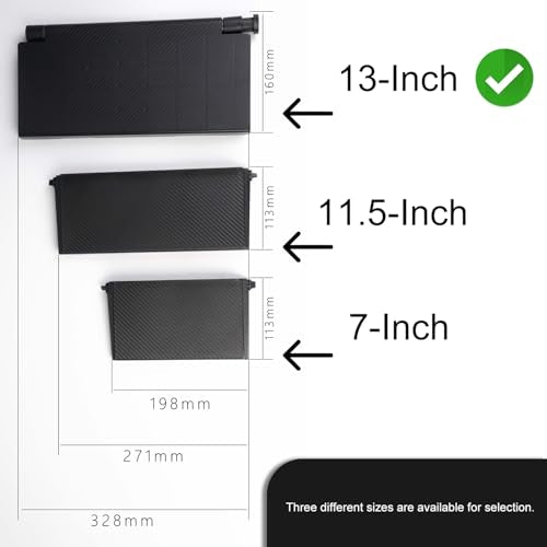 13 Inch Adjustable Screen Top Shelf Organizer for TV Computer Monitor Flat Screen, Large TV Mount Top Shelf Used To Place Soundbar Cable Box Speakers Apple TV Play-station Camera Frames Remote - size: 13-Inch